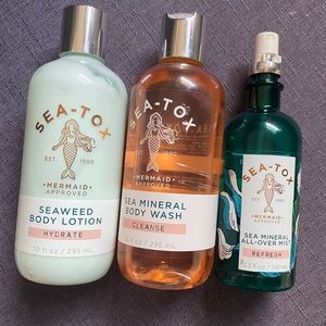 Discontinued Bath and Body Works Sea-Tox Bundle
